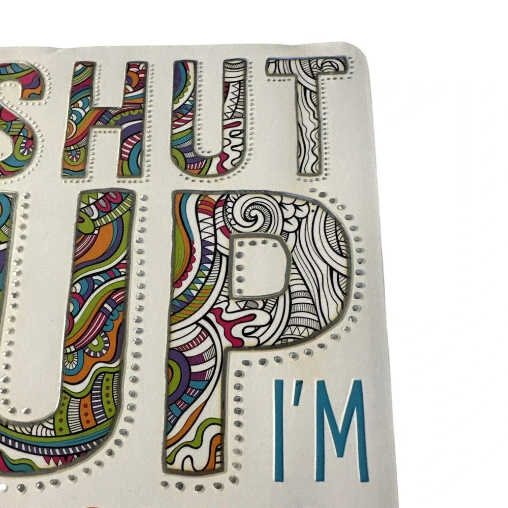 Make Believe Ideas Shut Up I'm Coloring A Color-Me Journal Mandala Notebook 2016